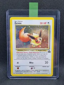 Eevee #11 - Black Star WOTC Holo Promo - Pokemon Card - Near Mint - Free Post - Image 1
