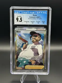 Pokemon Shining Fates Rose CGC 10 FULL ART HOLO 071/072 - Image 1