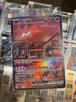 Pokemon Mew EX 053 Scarlet & Violet 151 Promo Holo Card Sealed - Image 1