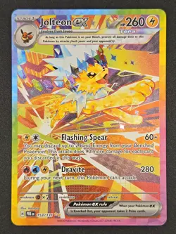 Pokemon Jolteon ex 153/131 SIR Sv: Prismatic Evolutions Holo NM PACK FRESH - Image 1