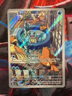 Squirtle 148/142 Sv07: Stellar Crown Holo Pokemon TCG Collector - Image 1