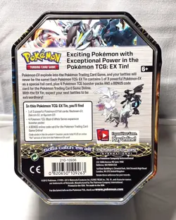 Pokemon TCG : EX Tin featuring RESHIRAM (2012) Black & White Series - Image 2