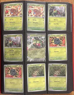 Pokemon TCG Destined Rivals Master Base Set - Complete In Binder 001-182 +EX - Image 2