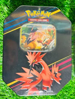 Pokemon Crown Zenith Tin Set of 3 Galarian Moltres Zapdos Articuno - Image 3