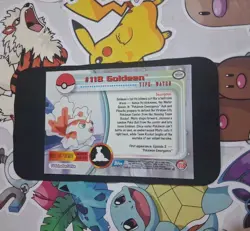 Goldeen #118 Topps Pokemon Tv Animation Series MP - Image 2
