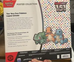 Pokemon TCG: Scarlet & Violet 151 Poster Collection Box New/Sealed - Image 2