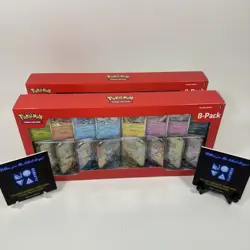 Pokemon TCG Scarlet & Violet Prismatic Evolutions Mini Tins Costco 8pck Lot Of 2 - Image 2