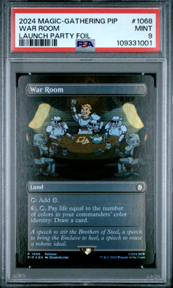 MTG PSA 9 Fallout War Room Foil Promo #1068 Launch Party WPN PIP ReleaseBuyABox - Image 1