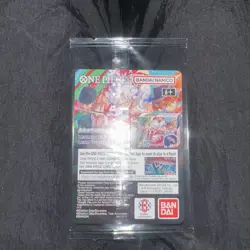One Piece Monkey.D.Luffy College Basketball US Voyage Promo Card Sealed Rutgers - Image 2