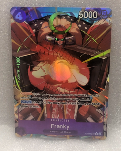 Emperors in the New World One Piece CCG Franky OP09-072 SR Alt Art - Image 1