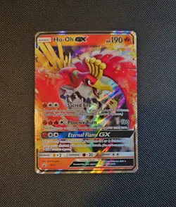 2017 Pokemon TCG - Ho-Oh GX SM57 Black Star Promo Rare Holo Full Art - NM - Image 1