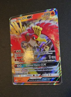 2017 Pokemon TCG - Ho-Oh GX SM57 Black Star Promo Rare Holo Full Art - NM - Image 4