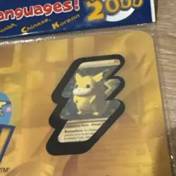 Pokemon Pikachu World Collection 2000 Original Packaging sealed 9 Card Promo Set - Image 4
