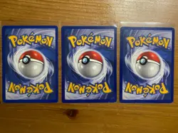 1999 Pokemon TCG Fire Energy 1st Edition Cards Base Set (Lot of 3) 98/102 - Image 2