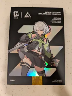 GOLD Zenless Zone Zero Anby Demara Metal Art Card ZZZ Anime Impulse Series 1 - Image 2