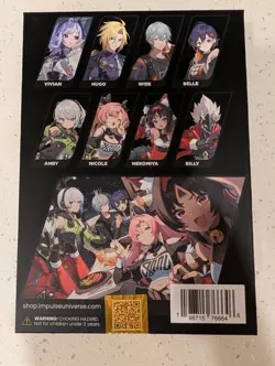 GOLD Zenless Zone Zero Anby Demara Metal Art Card ZZZ Anime Impulse Series 1 - Image 3