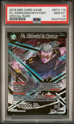 Dragon Ball Super Card Game Fu, Shrouded in Mystery Series 3 Booster PSA 10 - Image 1