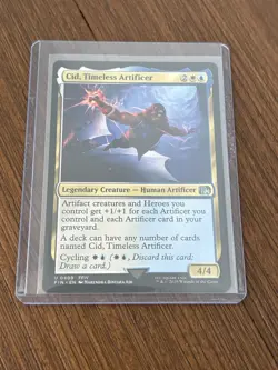 Magic the Gathering Cid, Timeless Artificer 0409 Final Fantasy Uncommon NM/M - Image 1