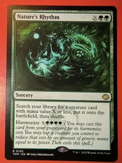 MTG - * NATURE'S RHYTHM* TARKIR DRAGONSTORM, #0150/ REGULAR / NM/RARE - Image 1