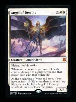 * * 1x Angel of Destiny x1 * * Zendikar Rising MTG NM Near Mint - Image 1