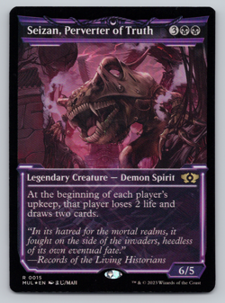 Seizan, Perverter of Truth FOIL - March of the Machine: Multiverse Legends MTG - Image 1