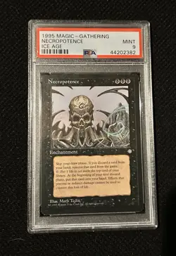 MTG Necropotence Ice Age PSA 9 - Image 1
