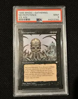 MTG Necropotence Ice Age PSA 9 - Image 3