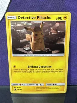 Detective Pikachu SM194 Black Star Promo Holo 2019 Pokemon TCG Card - Image 1