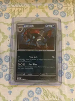 Zoroark 062/086 Holo Rare White Flare Pokemon TCG NM pokeball Pattern - Image 1