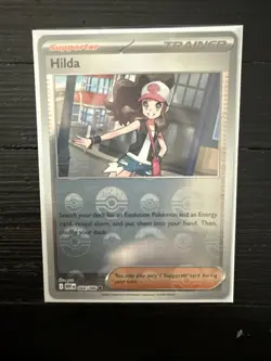 Hilda 084/086 Pokeball Reverse Holo White Flare - Pokemon TCG - Image 1