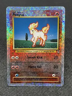 Pokemon TCG Ponyta Reverse Holo 87/110 2002 Legendary Collection - Image 1