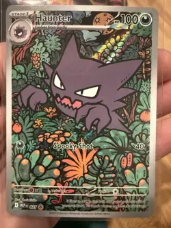 Pokemon Haunter 027 Me: Mega Evolution Promo Full Art Holo Illustration Rare TCG - Image 1