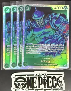 4x One Piece EB02-011 SR Arlong - English - Foil - Play Set - TCG - NM/M - Image 1