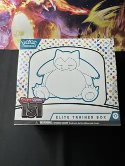 Pokemon 151 ETB - Scarlet & Violet Elite Trainer Box TCG Cards Factory Sealed 820650853159 - Image 1
