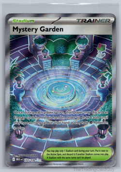 Mystery Garden 172/132 Ultra Rare Mega Evolution Pokemon TCG Mint NM - Image 1