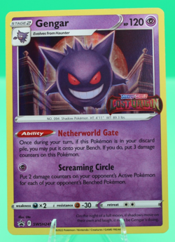 Pokemon TCG Gengar SWSH241 Lost Origin Black Star Prerelease Promo Holo NM/MT - Image 1