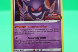 Pokemon TCG Gengar SWSH241 Lost Origin Black Star Prerelease Promo Holo NM/MT - Image 3