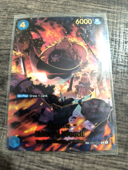 Edward Weevil SP R EB01-023 THE AZURE SEA'S SEVEN ONE PIECE Card ENGLISH OP14 NM - Image 2