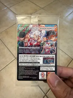 One Piece Monkey D. Luffy College Basketball US Voyage Promo Card SEALED Rutgers - Image 2