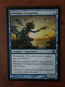 Mothdust Changeling MTG Magic the Gathering Card NM Near Mint MMA - Image 1