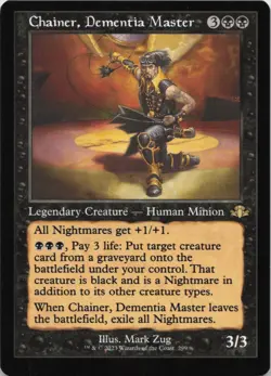 Chainer, Dementia Master (Retro Frame) R Dominaria Remastered 299 - MTG - Image 1