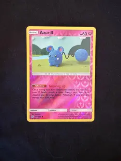Pokemon TCG - Cosmic Eclipse - Azurill 146/236 Reverse Holo - Image 1