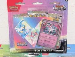 Pokemon S&V Prismatic Evolutions Tech Sticker Collection Set Lot Of 3 Sealed New - Image 2