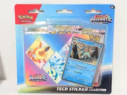 Pokemon S&V Prismatic Evolutions Tech Sticker Collection Set Lot Of 3 Sealed New - Image 4