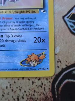 Pokemon Misty's Cloyster 29/132 Gym Heroes Non-Holo Rare 2000 WOTC N/Mint F/S - Image 5