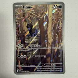 Deino 146/086 Pokemon TCG SV White Flare Illustration Rare IR NM - Image 1