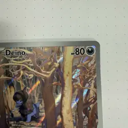 Deino 146/086 Pokemon TCG SV White Flare Illustration Rare IR NM - Image 3