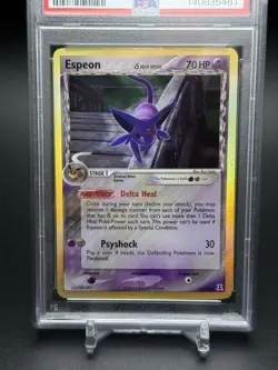 2005 Pokemon EX Delta Species Espeon Holo 4/113 VG - EX PSA 4 - Image 2