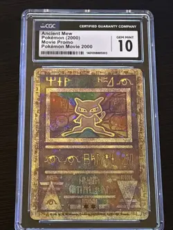 2000 Pokemon TCG: Ancient Mew (2000) - Movie Promo Holo CGC GEM MINT 10 - Image 1