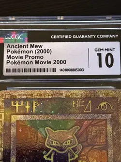 2000 Pokemon TCG: Ancient Mew (2000) - Movie Promo Holo CGC GEM MINT 10 - Image 3